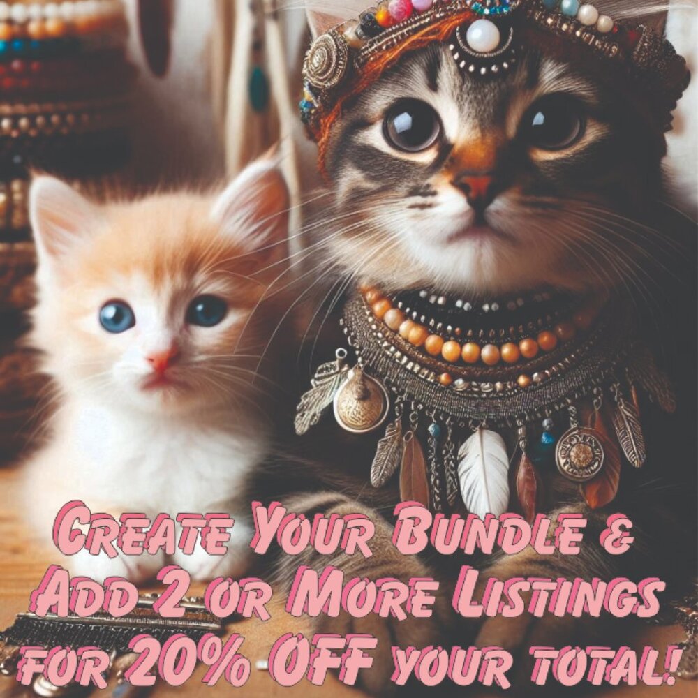 BUNDLE to COMBINE SHIPPING & GET A SPECIAL DEAL!